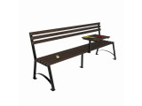 Street Bench with a table Terrace 5