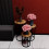 Set of round tables for flowers MIMOSA
