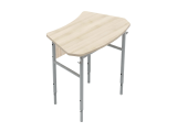 Single-person study desk without a shelf, No. 4–7