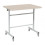 Folding student desk with a metal frame, size group No. 6