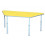 Trapezoidal children's table, age group 1–3