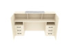 Teacher's desk with side cabinets for Classroom No. 19