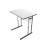 Student desk with a round tube frame, adjustable for height groups 3–5