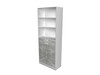 2-Door Semi-Enclosed School Locker