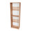 Open display cabinet for exhibits