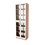 Cabinet with 4 glass doors and shelves