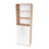 Cabinet for science classrooms, 2-door, semi-open